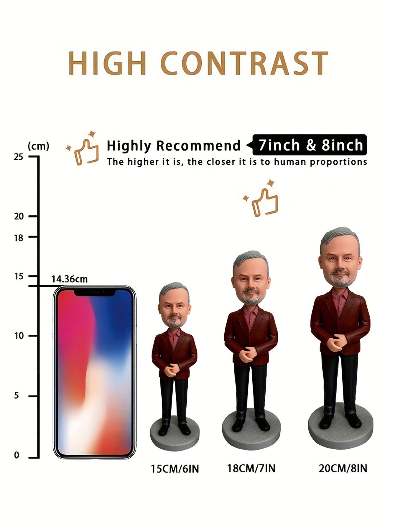 Custom Cartoon Character Bobblehead Dolls Handcrafted Clay Bobblehead Dolls